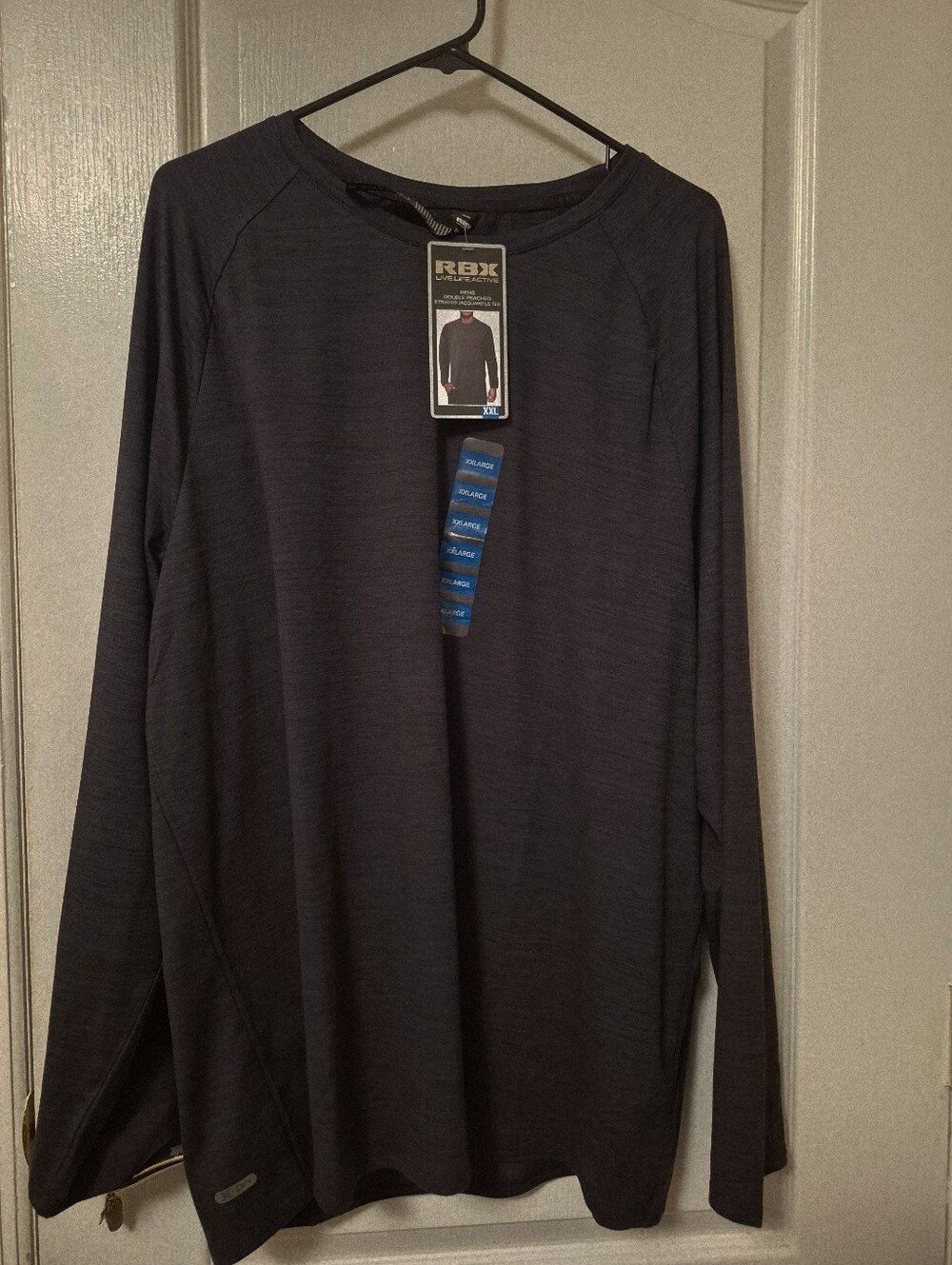 Men’s Long Sleeve Athletic Shirt - Dark Gray